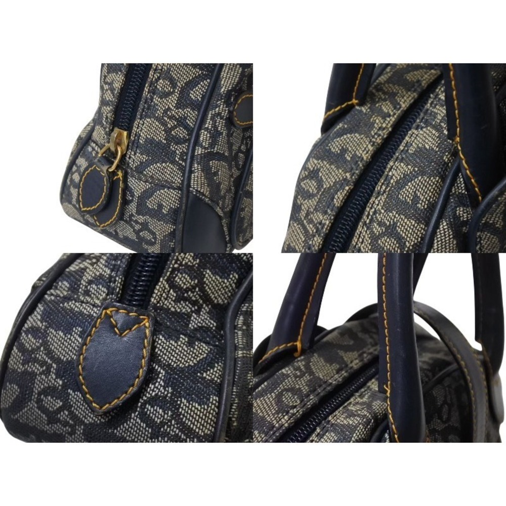 Christian Dior Double Saddle Bag Trotter Navy Blue - Picture 5 of 10